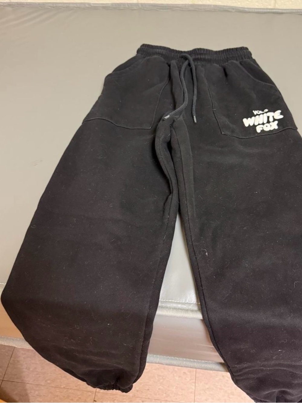 Kids Black Jogger Pants